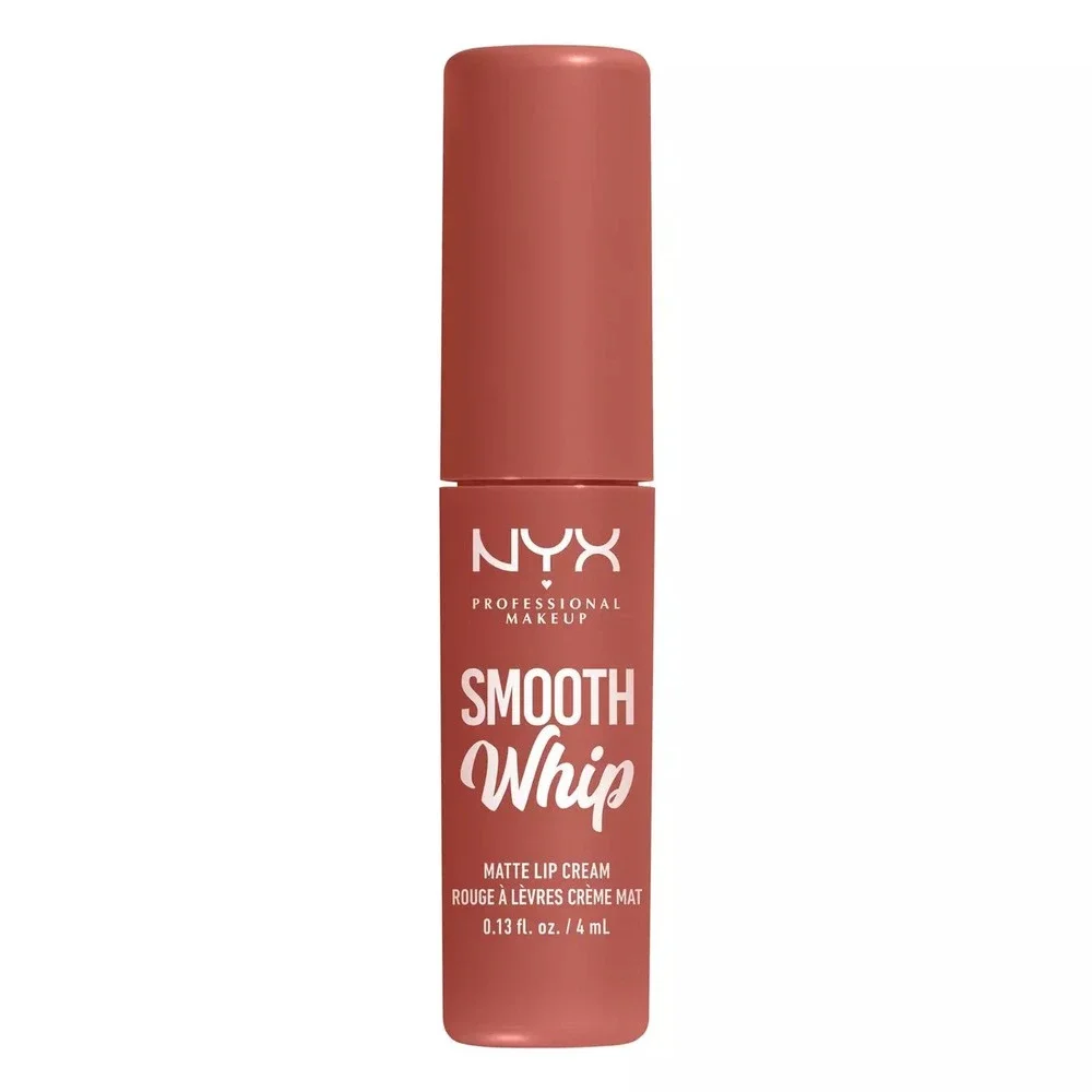 NEW NYX Smooth Whip Matte Lip Cream Kitty Belly Nude Apricot Vegan 0.13oz 4ml